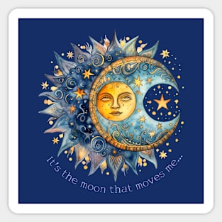 Celestial Sun and Moon B Sticker